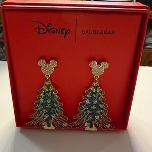 BaubleBar Christmas Tree Earrings